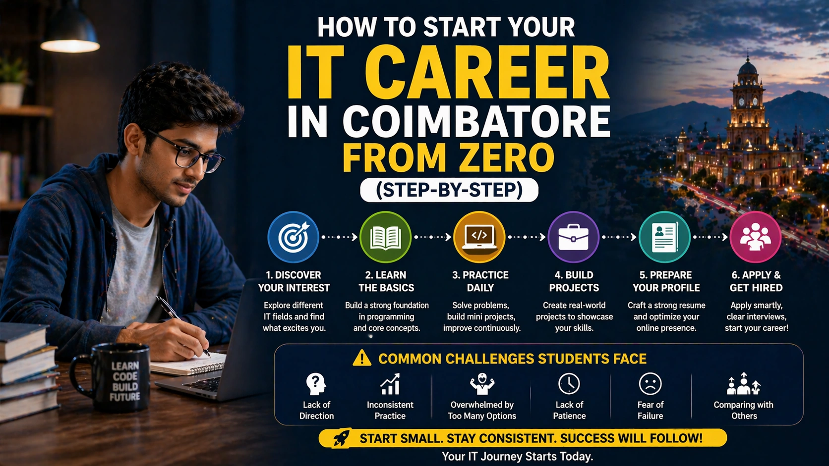 How to Start Your IT Career in Coimbatore from Zero (Step-by-Step)